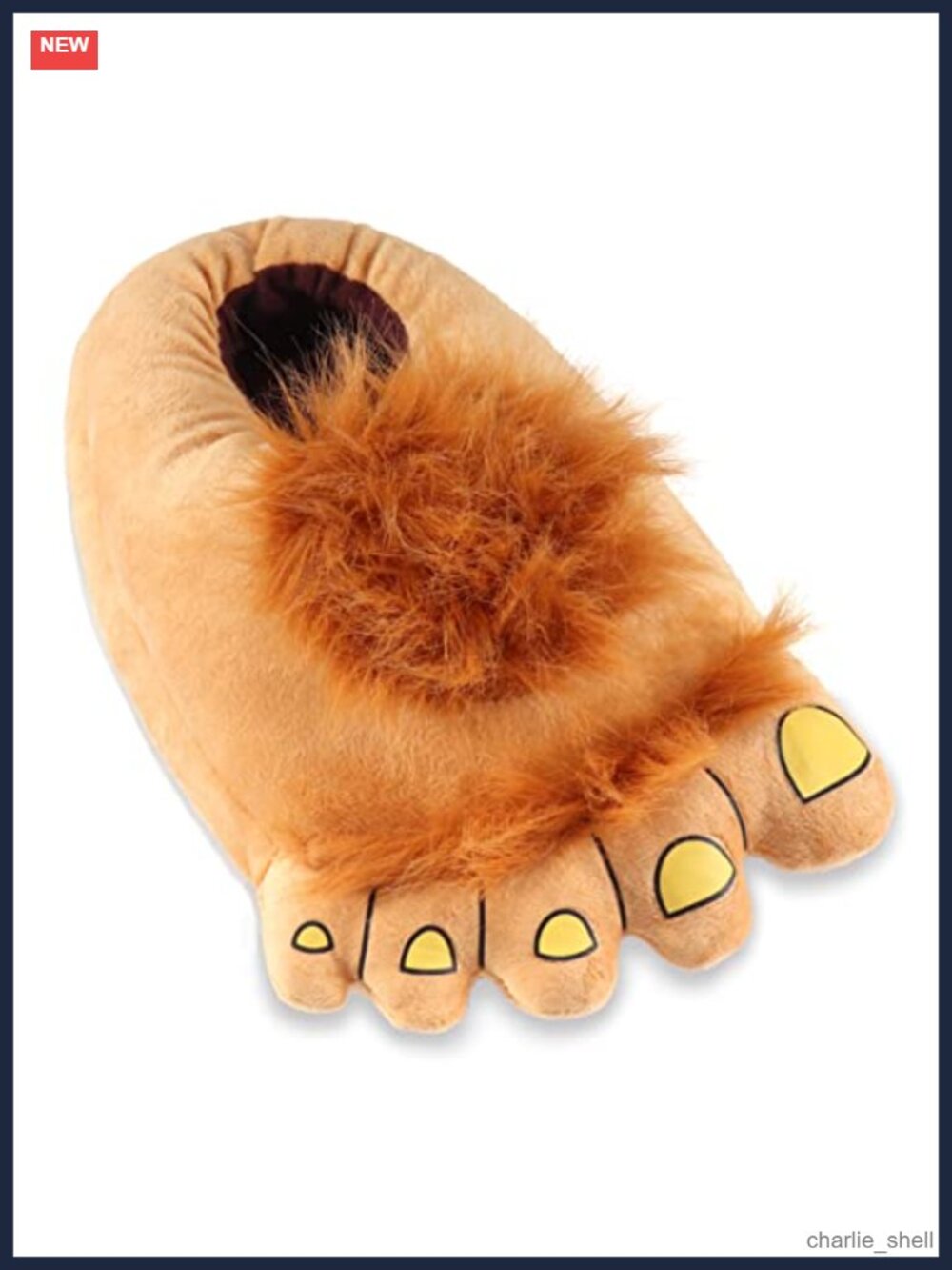 Hobbit Feet Slippers Plush Furry Monster Bigfoot Indoor House Shoes